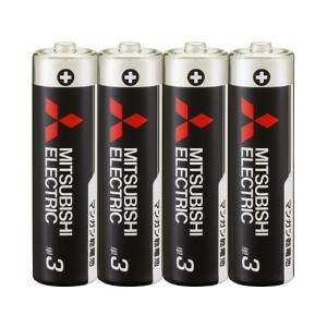 三菱 マンガン乾電池 単3形 4本 R6PUD 4S  マンガン乾電池 単３ 家電の商品画像