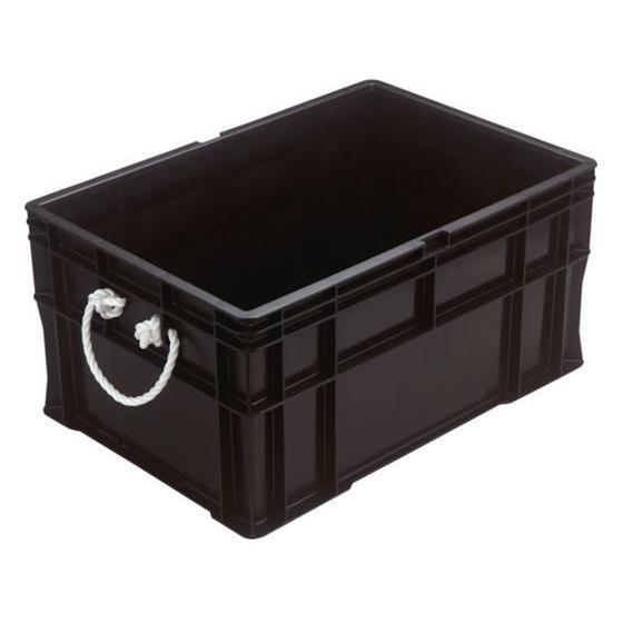 【お取り寄せ】リス BE型導電性コンテナーB-75導電 ブラック BE-75 ボックスコンテナ 保管...