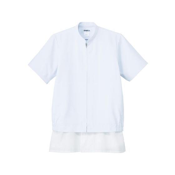 【お取り寄せ】サンペックス クールフリーデ男女兼用半袖ジャンパー ホワイト 4L 作業着 雨具 塗装...