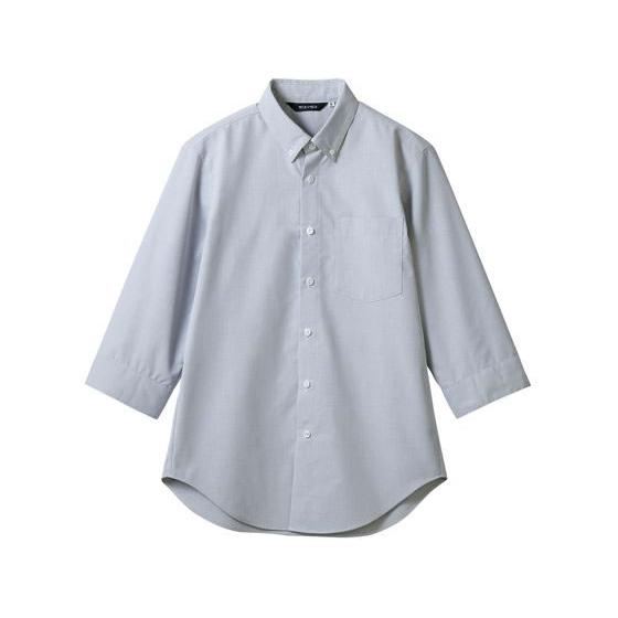 【お取り寄せ】住商モンブラン シャツ 兼用 7分袖 グレー S SS010-91