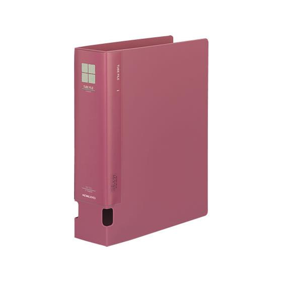 コクヨ チューブファイルPP片開き A4タテ とじ厚60mm ピンク Ａ４ 片開きパイプファイル パ...