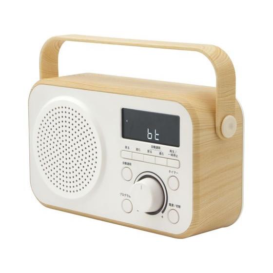 【お取り寄せ】ゼピール ラジオ付手元スピーカー木聲 ホワイト DTS-WS230-WH