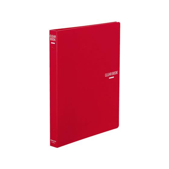 コクヨ クリヤーブック 差替式 B5タテ 26穴 背幅27mm 赤 ラ-321R 差替式クリヤーファ...