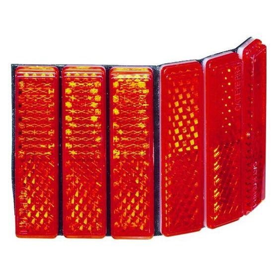 【お取り寄せ】キャットアイ レフテープ 50mm×70mm 赤 (1枚入) RR-1-R6P 反射テ...