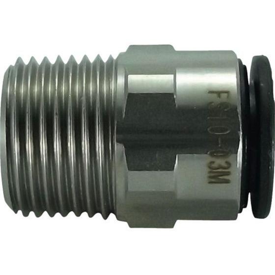 【お取り寄せ】チヨダ ファイブSUSメイルコネクタ 10mm・R3／8 FS10-03M 汎用管継手...