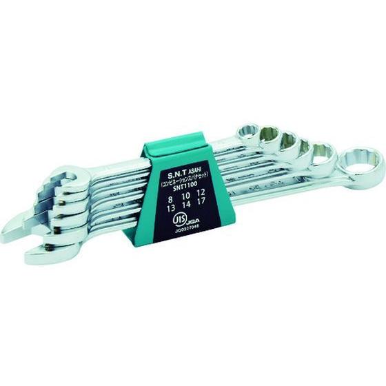 【お取り寄せ】ASH 片目片口スパナ SNT1100 コンビネーションスパナ レンチ スパナ プーラ...