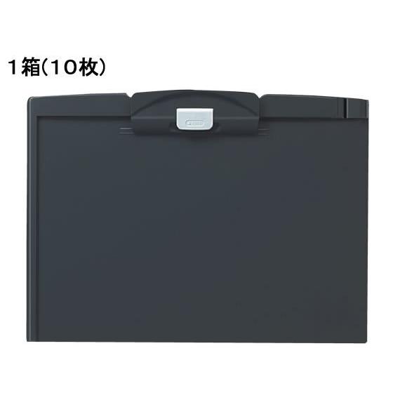 コクヨ クリップボードH A4ヨコ 長辺とじダークグレー10枚 Ａ４ 長辺とじ 横タイプバインダー ...