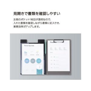 コクヨ 書類すっきりクリップホルダー A4 デ...の詳細画像2