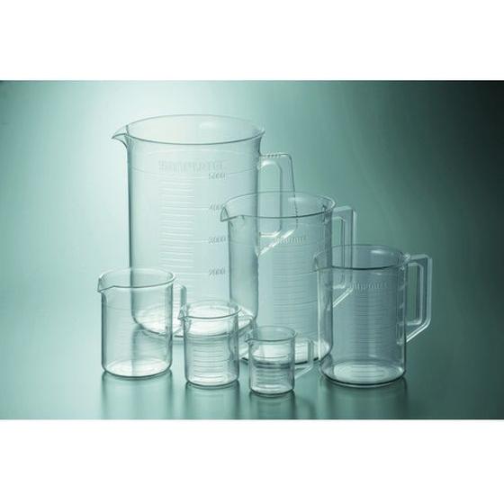 【お取り寄せ】サンプラ TPX手付きビーカー 100ml 1051E ビーカー 計量カップ コップ ...
