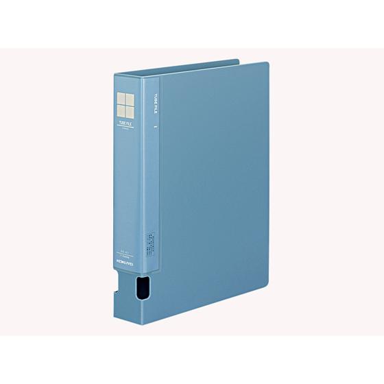 コクヨ チューブファイルPP片開き A4タテ とじ厚40mm 青 Ａ４ 片開きパイプファイル パイプ...