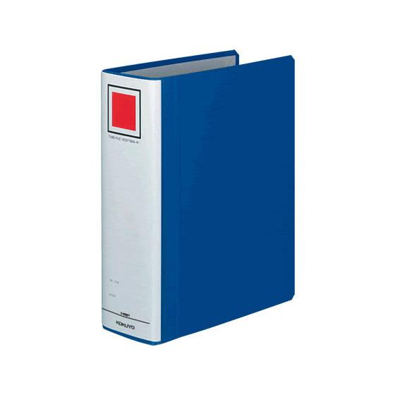 コクヨ チューブファイル〈エコツインR〉B5タテとじ厚70mm 青 パイプファイル 2つ穴ファイル ...