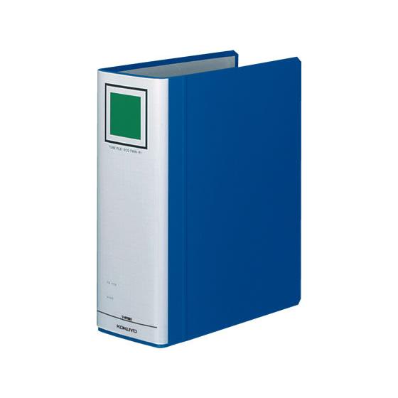 コクヨ チューブファイル〈エコツインR〉B5タテとじ厚80mm 青 パイプファイル 2つ穴ファイル ...