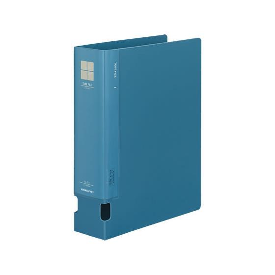 コクヨ チューブファイルPP片開き A4タテ とじ厚60mm 青 Ａ４ 片開きパイプファイル パイプ...