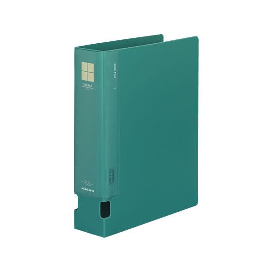 コクヨ チューブファイルPP片開き A4タテ とじ厚60mm 緑 Ａ４ 片開きパイプファイル パイプ...