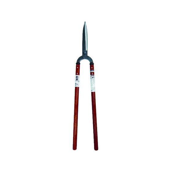 【お取り寄せ】鋼典 刈込鋏 安来鋼付本職用門型2尺赤樫柄入 A-14 刈込ハサミ 農具 農業資材 園...