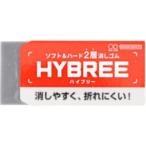 サンスター ソフト&ハード2層消しゴム HYBREE(ハイブリー) S4219554｜jetprice