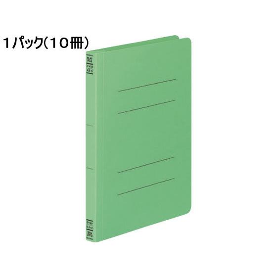 コクヨ フラットファイルV A5タテ とじ厚15mm 緑 10冊 フ-V12G 通常タイプ フラット...