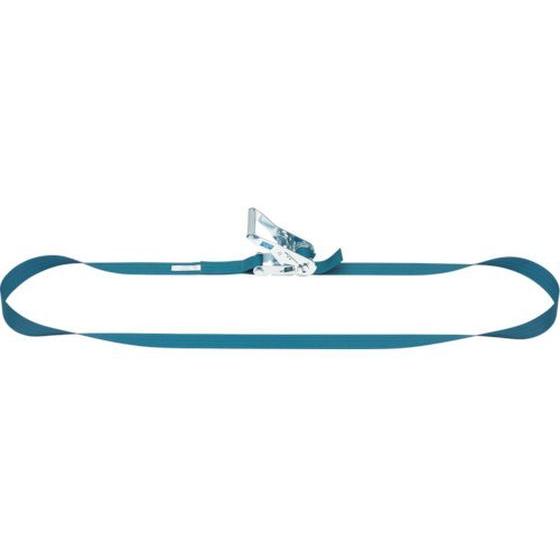 【お取り寄せ】ラチェットバックル25mm幅荷重10kN最大使用力2.5kNラウンド5m ベルト荷締機...