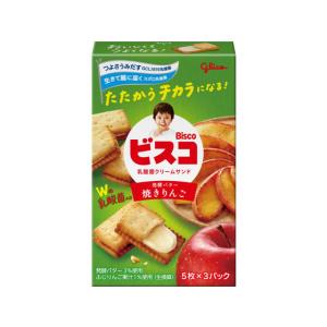 江崎グリコ ビスコ 焼きりんご 5枚×3パック