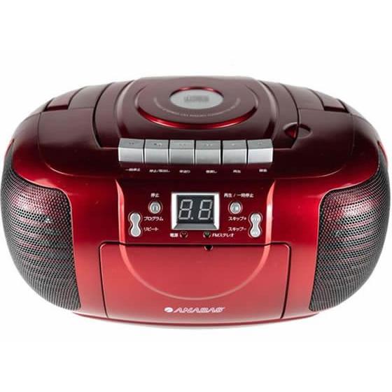 太知ホールディングス ANABAS CDラジオカセットレコーダー CD-CB5R コンポ ラジカセ ...