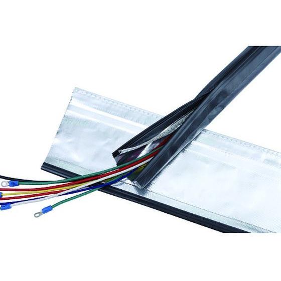 【お取り寄せ】TRUSCO 電磁波シールド結束チューブ ジッパータイプ 70Φ10m SHNF-70...