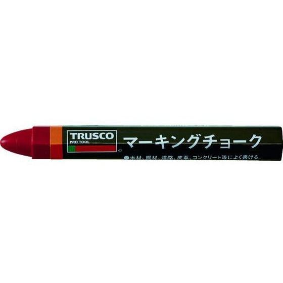 【お取り寄せ】TRUSCO マーキングチョーク 赤 3本入 TMC-19-R 工業用マーカー 溶接用...