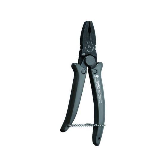 【お取り寄せ】KEIBA パワーアップペンチ(グレー) 165 PU-166G ペンチ ニッパ プラ...