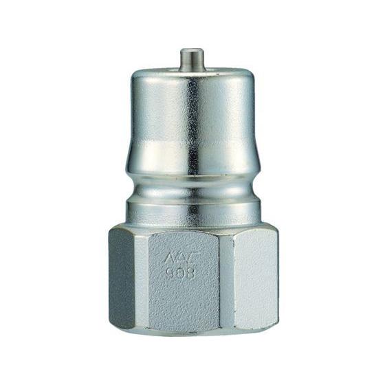 【お取り寄せ】ナック クイックカップリング HP型 特殊鋼製 高圧タイプ オネジ取付用 両路開閉型 ...