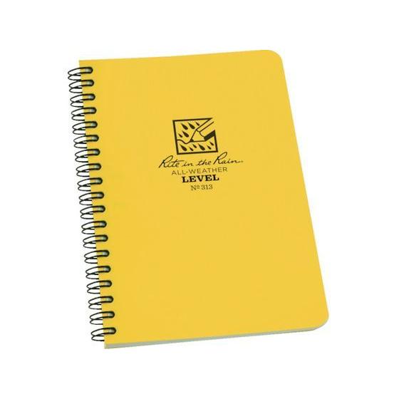 【お取り寄せ】RITR 4 5／8×7 スパイラルノートブック レベル 313 罫線入りメモ ふせん...