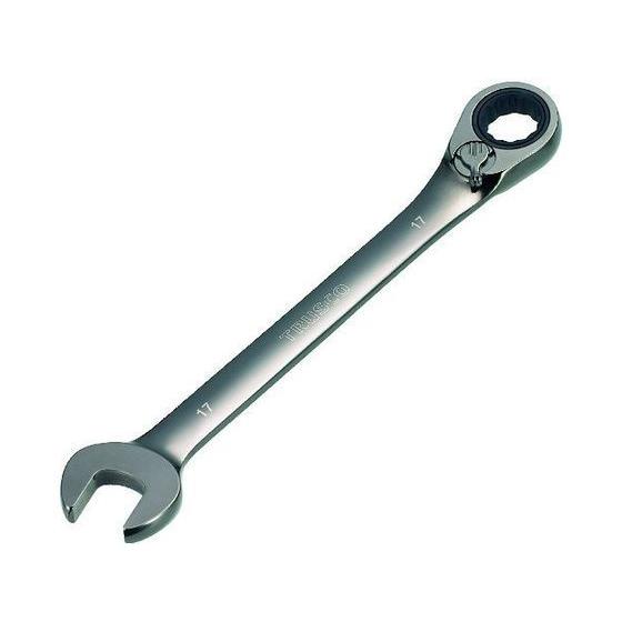 【お取り寄せ】TRUSCO 切替式ギヤレンチ コンビタイプ 8×8 ノンクロム TGRN-08R ラ...