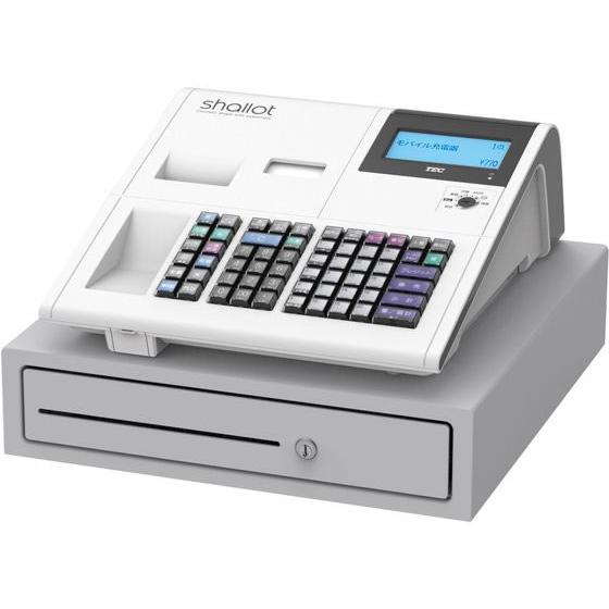 【お取り寄せ】東芝テック 電子レジスター 20部門 ピュアホワイト MA-770-R レジスタ本体 ...