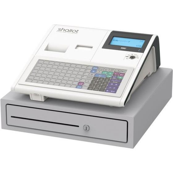 【お取り寄せ】東芝テック 電子レジスター 20部門 ピュアホワイト FS-770-R レジスタ本体 ...