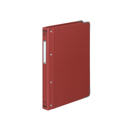 コクヨ バインダーMP(布貼り) B5タテ 26穴 赤 ハ-110R 帳簿用バインダー 伝票ファイル...
