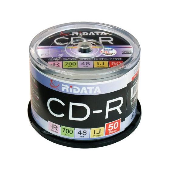 【お取り寄せ】RITEK データ用CD-R 50枚 CD-R700WPX50CKC データ用ＣＤ−Ｒ...