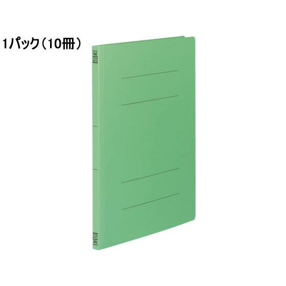 コクヨ フラットファイルV B4タテ とじ厚15mm 緑 10冊 フ-V14G 通常タイプ フラット...