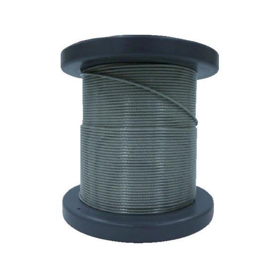 【お取り寄せ】O.C.R SUSワイヤロープ1.20／1.50mm 7×7 50m巻コート付(クリア...