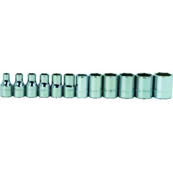 【お取り寄せ】WILLIAMS 1／4ドライブ ソケットセット 6角 12個 JHWMSM-12HR...