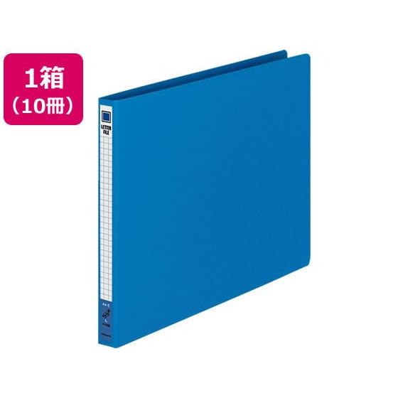 コクヨ レターファイル(色厚板紙) A4ヨコ とじ厚12mm 青 10冊 Ａ４ レターファイル 紙製...