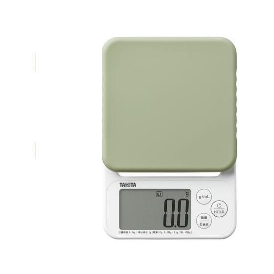 【お取り寄せ】TANITA デジタルクッキングスケール グリーン KJ222GR 調理器 キッチン家...