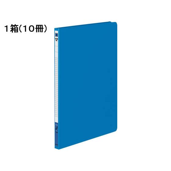 コクヨ レターファイル(色厚板紙) A4タテ とじ厚12mm 青 10冊 Ａ４ レターファイル 紙製...