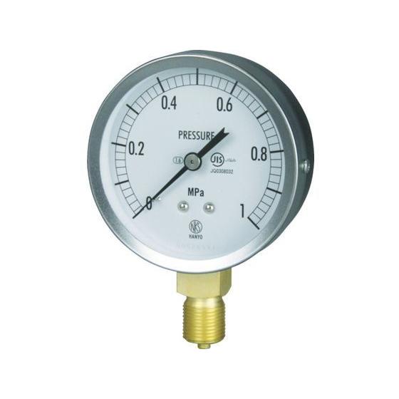 【お取り寄せ】長野 JIS汎用形圧力計(A枠) 圧力レンジ(MPa):0.0~1.60 GS51-1...