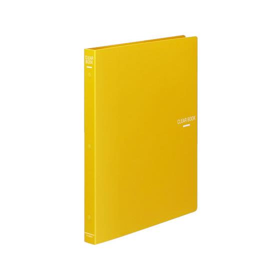 コクヨ クリヤーブック 差替式 A4タテ 30穴 背幅27mm 黄 ラ-32Y Ａ４ 差替式クリヤー...