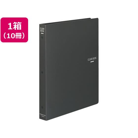 コクヨ クリヤーブック 差替式 A4タテ 30穴 背幅34mmダークグレー10冊 Ａ４ 差替式クリヤ...