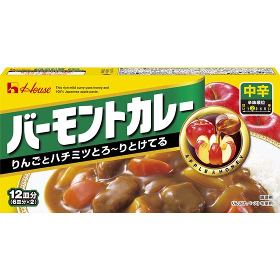 ハウス食品 バーモントカレー 中辛 230g