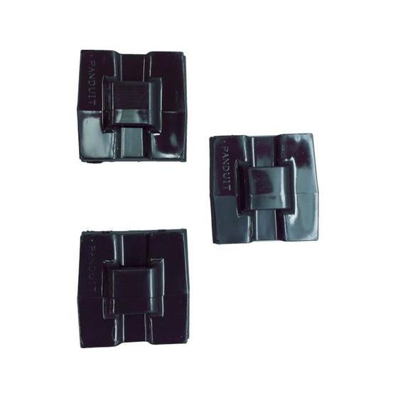 【お取り寄せ】パンドウイット エポキシ用マウントベース 耐候性黒 (100個入) EMS-A-C0 ...