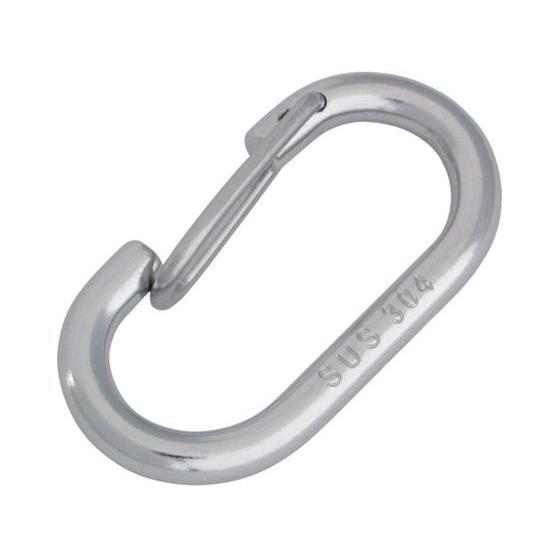 【お取り寄せ】水本 ステンレス O型フック(ロープ用) 線径6mm 長さ52mm B-2056 接合...