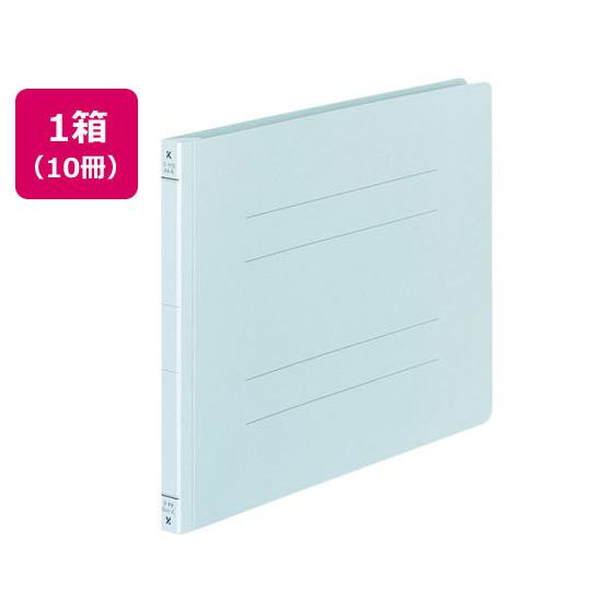 コクヨ フラットファイル(Yタイプ) A4ヨコ とじ厚15mm 青 10冊 通常タイプ Ａ４ フラッ...