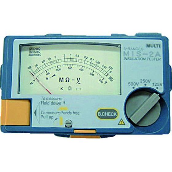 【お取り寄せ】マルチ アナログ絶縁抵抗計 MIS-2A 電気測定 測定 作業