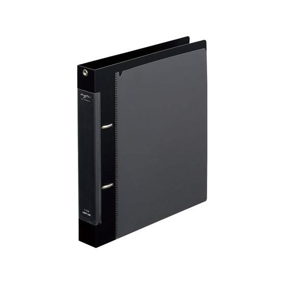 リヒトラブ myfa コレクションファイル A5 ジェットブラック F3310-24 Ｄ型２穴リング...