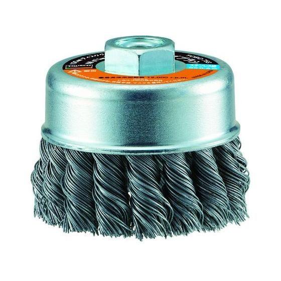【お取り寄せ】TRUSCO 電動工具用ツイストカップブラシ Φ75 SUS0.5 TCBC-75S ...